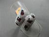 ESTATE WIDE 1.39CT DIAMOND & RUBY 14KT WHITE GOLD ETOILE CRISS CROSS SNAKE RING