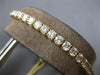 3.23CT DIAMOND 14K YELLOW GOLD 3D ROUND SEMI ETERNITY ADJUSTABLE TENNIS BRACELET