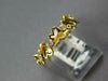 ESTATE .18CT DIAMOND 18KT YELLOW GOLD CLASSIC MULTI BUTTERFLY ETERNITY LOVE RING
