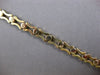 ESTATE 14KT WHITE & YELLOW GOLD 3D MATTE & SHINY SCREW DESIGN FUN LOVE BRACELET