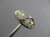 ESTATE 2.0CT DIAMOND 18KT TWO TONE TONE GOLD 3D OVAL & ROUND SOLITAIRE FUN RING