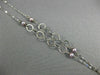 LONG AAA WHITE & PINK SOUTH SEA PEARL 14KT GOLD 3D BY THE YARD LARIAT NECKLACE