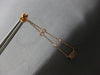 ESTATE 1.38CT DIAMOND & AAA MORAGNITE 14KT ROSE GOLD CHANDELIER HANGING EARRINGS