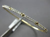 ESTATE 2.89CT DIAMOND 14K 2 TONE GOLD CLASSIC ROUND FILIGREE FUN TENNIS BRACELET