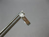 ANTIQUE .26CT DIAMOND 18K WHITE GOLD HANDCRAFTED FILIGREE SQUARE EARRINGS #28014