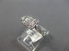 .41CT DIAMOND 14KT WHITE GOLD 3D ROUND & BAGUETTE INVISIBLE FILIGREE LOVE RING
