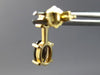1.02CT DIAMOND & AAA SMOKY TOPAZ 14KT YELLOW GOLD OVAL & ROUND HANGING EARRINGS