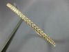 ESTATE 1.95CT DIAMOND 18KT YELLOW GOLD ROUND SEMI ETERNITY LOVE BANGLE BRACELET