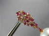 1.4CT DIAMOND AAA PINK SAPPPHIRE & RUBY & SOUTH SEA PEARL 18K ROSE GOLD EARRINGS