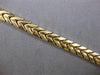 ESTATE 14KT YELLOW GOLD 3D MATTE & SHINY MULTI LEAF V SHAPE ITALIAN FUN BRACELET