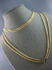 ANTIQUE ART DECO EXTRA LONG AAA PEARL & TURQUOISE 14K YELLOW GOLD NECKLACE 27752