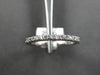 ANTIQUE .40CT DIAMOND 14KT WHITE GOLD 3D ROUND ETERNITY WEDDING ANNIVERSARY RING