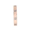 .25CT DIAMOND 18KT ROSE GOLD 3D ROUND ETOILE ETERNITY WEDDING ANNIVERSARY RING