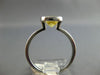 1.65CT DIAMOND & AAA YELLOW TOPAZ 14K WHITE GOLD 3D CUSHION HALO ENGAGEMENT RING
