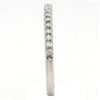 .23CT DIAMOND 18KT WHITE GOLD 3D ROUND SEMI ETERNITY COMFORT FIT ANNIVESARY RING