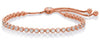 1.62CT DIAMOND 14KT ROSE GOLD 3D ROUND CLASSIC BEZEL ADJUSTABLE TENNIS BRACELET