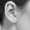 ESTATE .38CT DIAMOND 14KT YELLOW GOLD 3D CLASSIC ROUND FOUR PRONG STUD EARRINGS