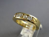 .75CT DIAMOND 14KT YELLOW GOLD 3D ROUND 5 STONE CHANNEL WEDDING ANNIVERSARY RING