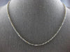 LONG 16.3CT CHOCOLATE FANCY DIAMOND 14KT WHITE GOLD 3D ETERNITY LOVE NECKLACE