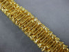 EXTRA LARGE GIA 47.4CT FANCY YELLOW DIAMOND 18K YELLOW GOLD CUFF TENNIS BRACELET
