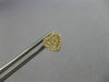 ESTATE .16CT DIAMOND 14KT YELLOW GOLD 3D PAVE HEART SHAPE CLASSIC STUD EARRINGS
