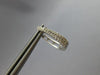 ESTATE .33CT DIAMOND 14KT WHITE GOLD CLASSIC 2 ROW OVAL HUGGIE HANGING EARRINGS