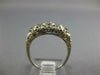ANTIQUE .15CT OLD MINE DIAMOND & AAA SAPPHIRE 14KT WHITE GOLD 3D ART DECO RING