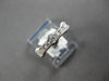 .35CT DIAMOND 14K WIHITE GOLD SEMI BEZEL 7 STONE ROUND WEDDDING ANNIVERSARY RING