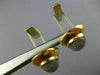 ESTATE LARGE AAA MOON STONE 18KT YELLOW GOLD 3D CLASSIC OVAL CUFF LINKS