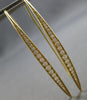 EXTRA LARGE 1.19CT DIAMOND 18K YELLOW GOLD GRADUATING LEVERBACK HANGING EARRINGS