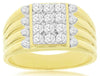 ESTATE .82CT DIAMOND 14KT YELLOW GOLD CLASSIC ROUND SQUARE HALO EARRINGS JACKETS