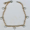 .39CT DIAMOND 18KT 2 TONE GOLD 3D CLASSIC ROUND BEZEL BY THE YARD LOVE BRACELET