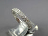 1.07CT DIAMOND 18KT WHITE GOLD FILIGREE 3/4TH ETERNITY SIZEABLE ANNIVERSARY RING