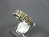 ESTATE 1.36CT DIAMOND 14KT WHITE GOLD BAGUETTE 7 STONE CHANNEL ANNIVERSARY RING