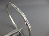 1.7CT DIAMOND 18K WHITE GOLD BAGUETTE CHANNEL SEMI ETERNITY CUFF BANGLE BRACELET