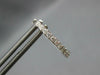 ESTATE .40CT DIAMOND 18KT WHITE GOLD 3D CLASSIC INSIDE OUT OVAL HANGING EARRINGS