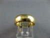 ESTATE WIDE 14KT YELLOW GOLD 3D CLASSIC SHINY 6MM WEDDING ANNIVERSARY RING