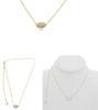 ESTATE .66CT DIAMOND 14KT YELLOW GOLD MARQUISE & ROUND EVIL EYE LUCKY NECKLACE