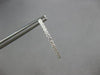 ESTATE 1.02CT DIAMOND 18K WHITE GOLD 3D CLASSIC INSIDE OUT HOOP HANGING EARRINGS