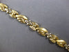 ESTATE 14KT WHITE & YELLOW GOLD 3D MATTE & SHINY CLASSIC FLORAL FUN BRACELET