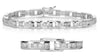 ESTATE 2.28CT DIAMOND 14KT WHITE GOLD 3D CLASSIC ROUND CHANNEL TENNIS BRACELET
