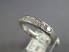 .75CT DIAMOND 14KT WHITE GOLD 4MM CLASSIC ROUND CHANNEL WEDDING ANNIVERSARY RING