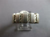 WIDE .35CT DIAMOND 14KT WHITE GOLD 3D MULTI ROW CHANNEL WEDDING ANNIVERSARY RING