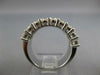LARGE 3.52CT DIAMOND 18KT WHITE GOLD ROUND & BAGUETTE CLASSIC ANNIVERSARY RING