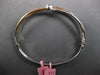 WIDE .64CT WHITE & PINK DIAMOND 18KT WHITE & ROSE GOLD 3D CUFF BANGLE BRACELET