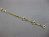ESTATE .18CT DIAMOND 14KT YELLOW GOLD 3D RECTANGULAR CHANDELIER FUN BRACELET