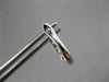 1.02CT DIAMOND 18KT WHITE GOLD 3D 3 STONE PAST PRESENT FUTURE LEVERBACK EARRINGS