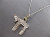 ESTATE .35CT DIAMOND 14KT WHITE GOLD 3D CLASSIC ROUND CHAI LIFE FLOATING PENDANT