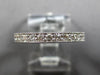 .88CT DIAMOND 18KT WHITE GOLD 2.5mm FILIGREE MILGRAIN ETERNITY ANNIVERSARY RING
