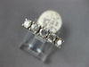 .50CT DIAMOND 14K WHITE GOLD 3D CLASSIC 5 STONE 4 PRONG WEDDING ANNIVERSARY RING